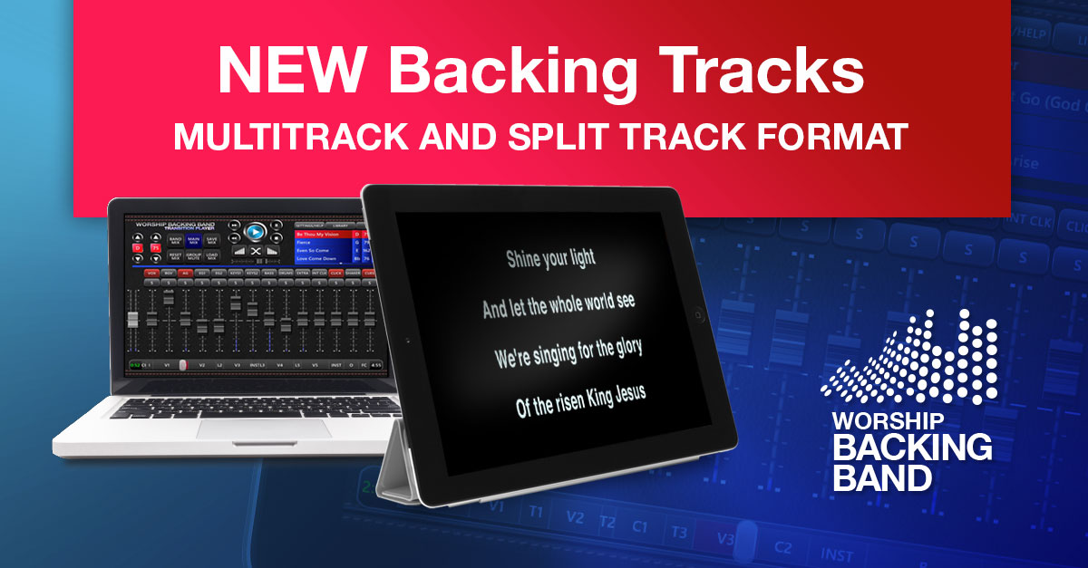 5 more brand new MultiTracks and Split Track backing tracks