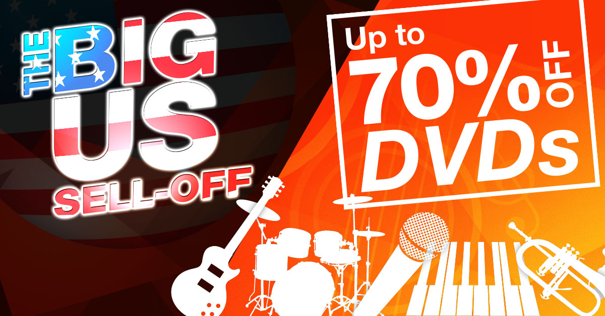 Musicademy’s Big US Sell-Off: Up to 70% off selected DVDs