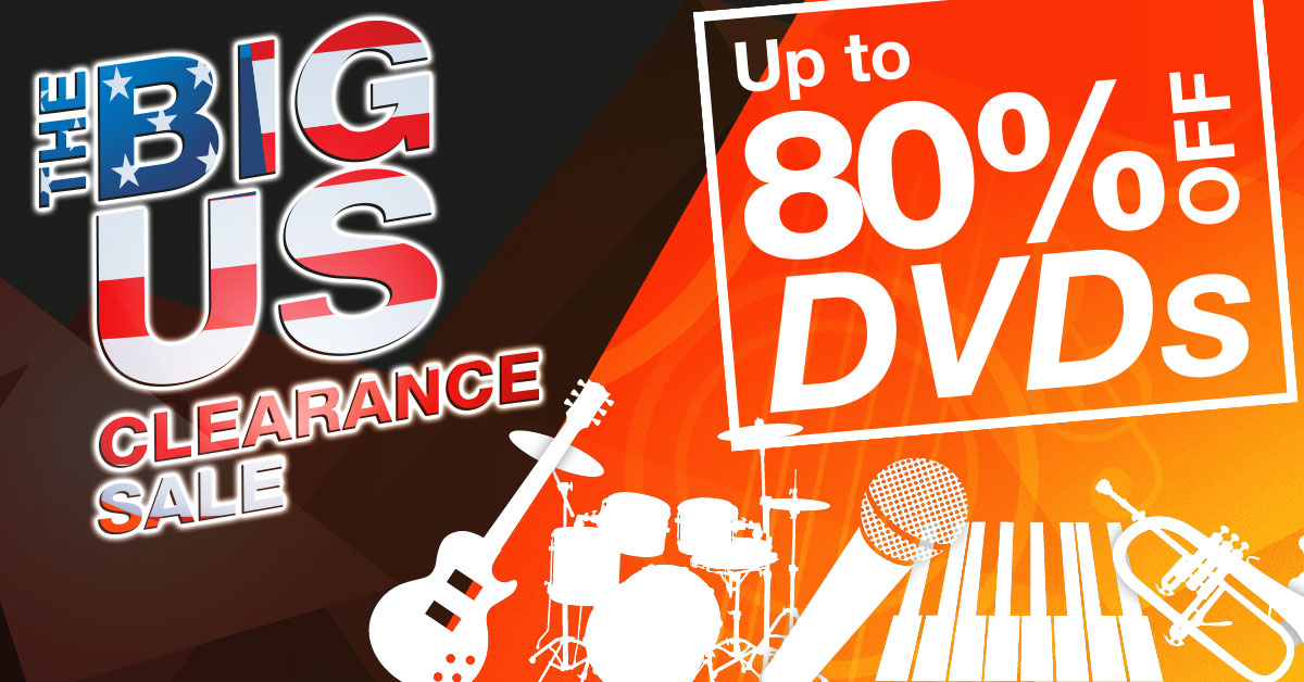 The US Clearance Sale: Backing Track DVDs at Half Price