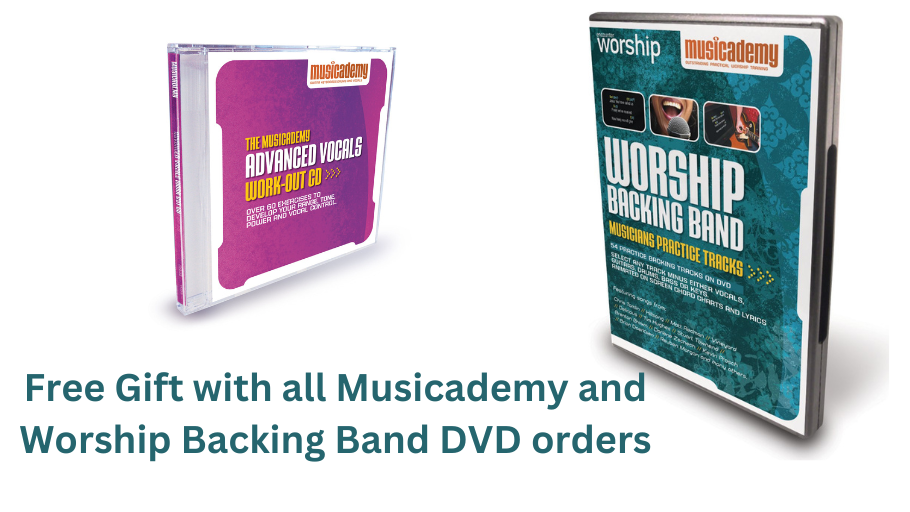 Free gift with all Musicademy and Worship Backing Band DVD orders